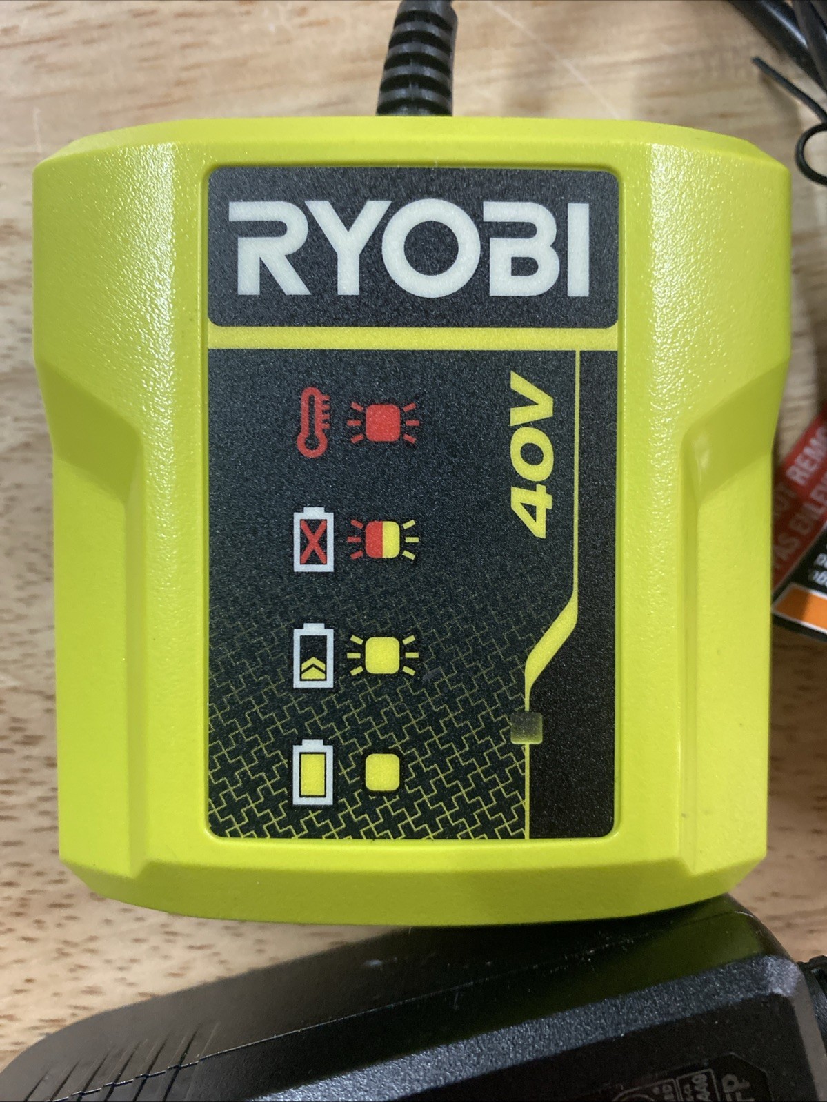 Ryobi Battery Charger OP404VN Authentic 40V ONE+ Li-Ion ORIGINAL OEM Lot Listing