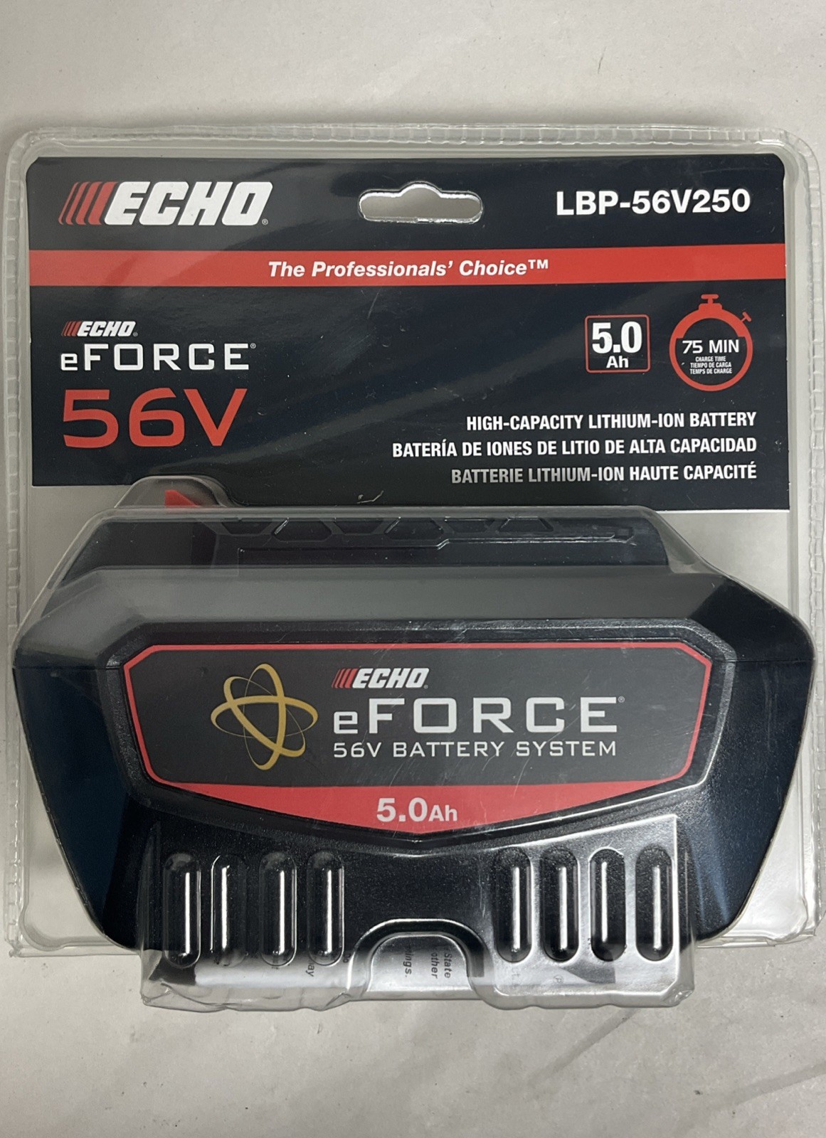 Brand New in Sealed Container Echo 56V High-Capacity 5.0Ah Lithium-Ion Battery