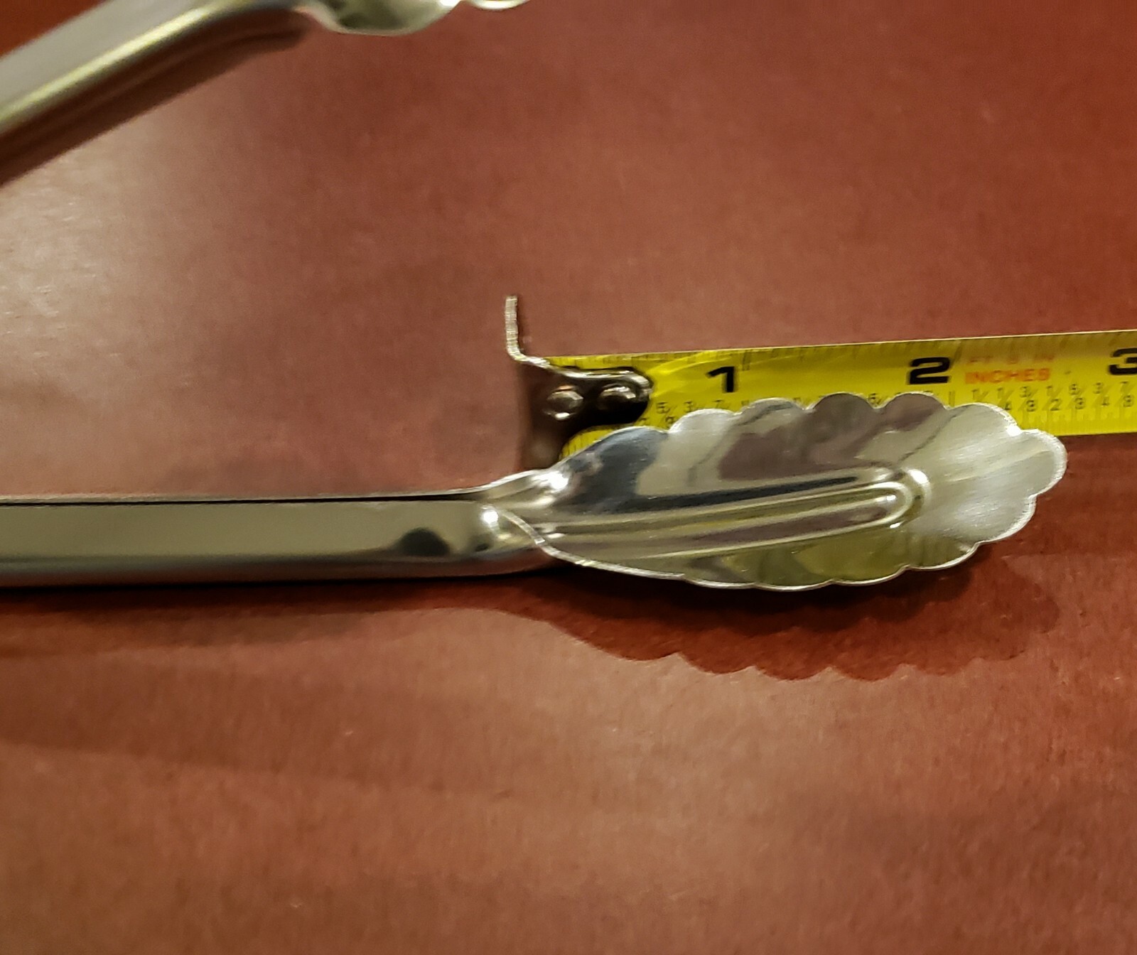 Delta Airlines stainless steel bread tongs with spring & clip for locking NEW