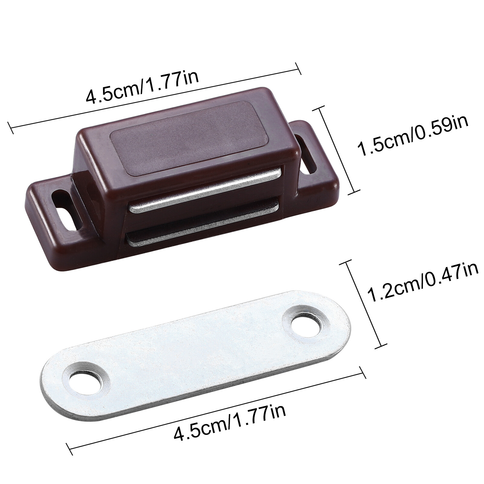 Magnetic Cabinet Door Latch Closures Kitchen Cabinet Wardrobe Cupboard Catch Lot