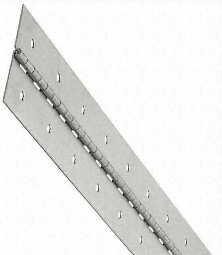 Stainless Steel Continuous Piano Hinge 1-1/4 x 4′ Full Surface Non-removable Pin