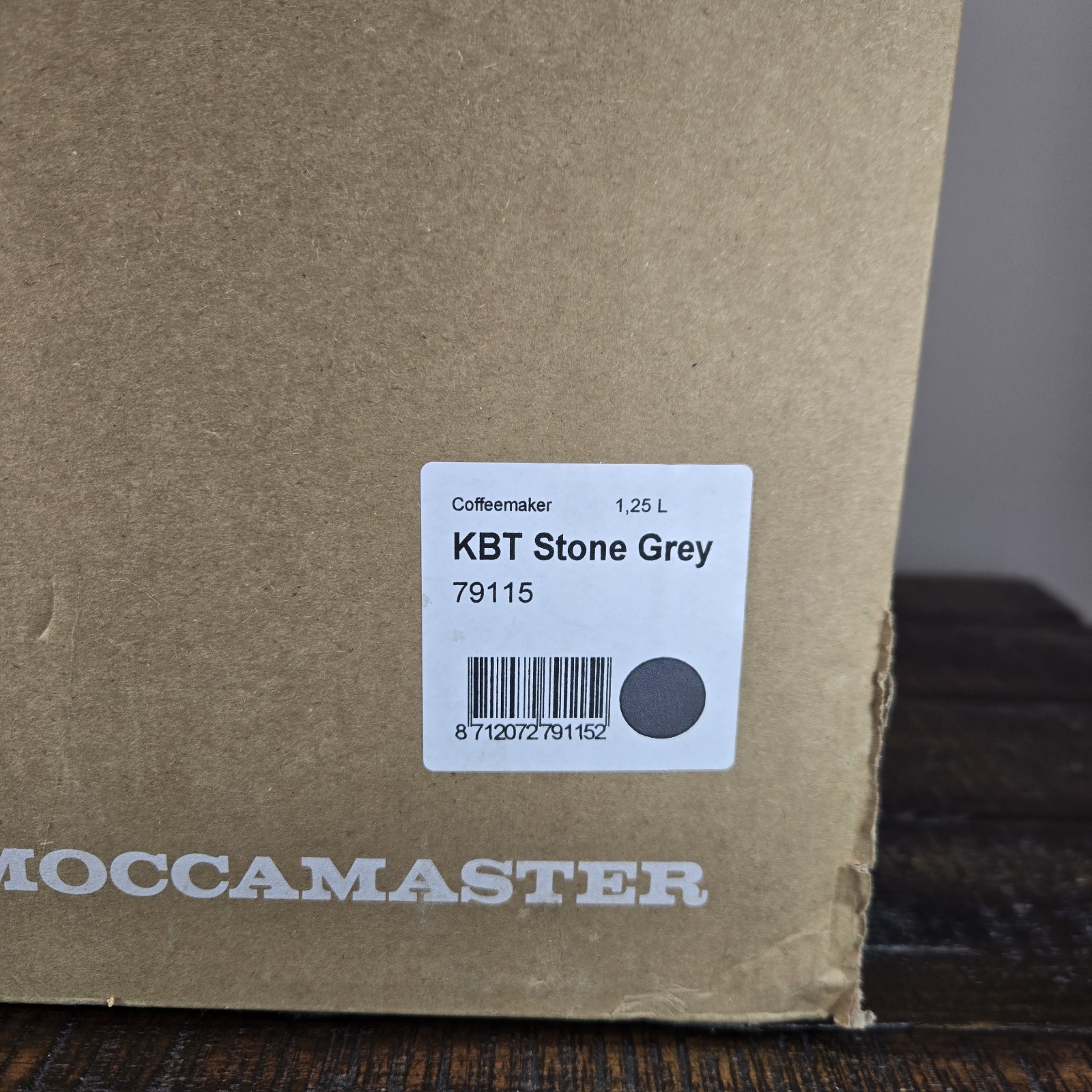 Technivorm Moccamaster 79115 KBT Coffee Brewer Machine Stone Gray 40 Oz Ounce