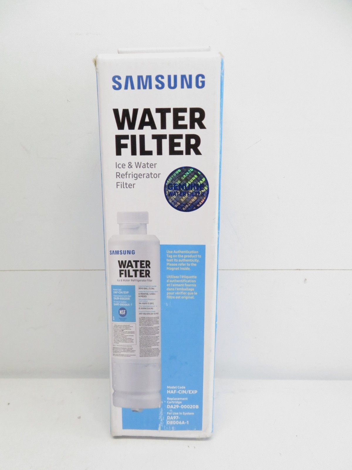 SAMSUNG GENUINE REFRIDGERATOR WATER FILER – DA29-00020B – BRAND NEW **