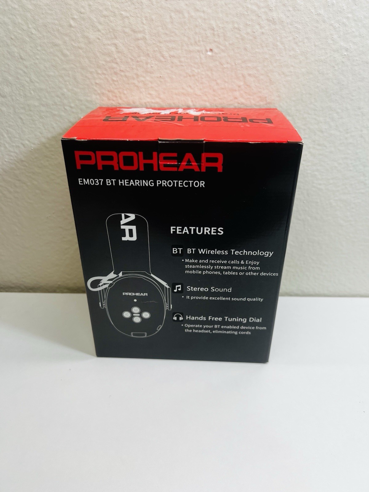 Prohear EM037 Bluetooth Hearing Protector Headphones 30dB Noise Reduction