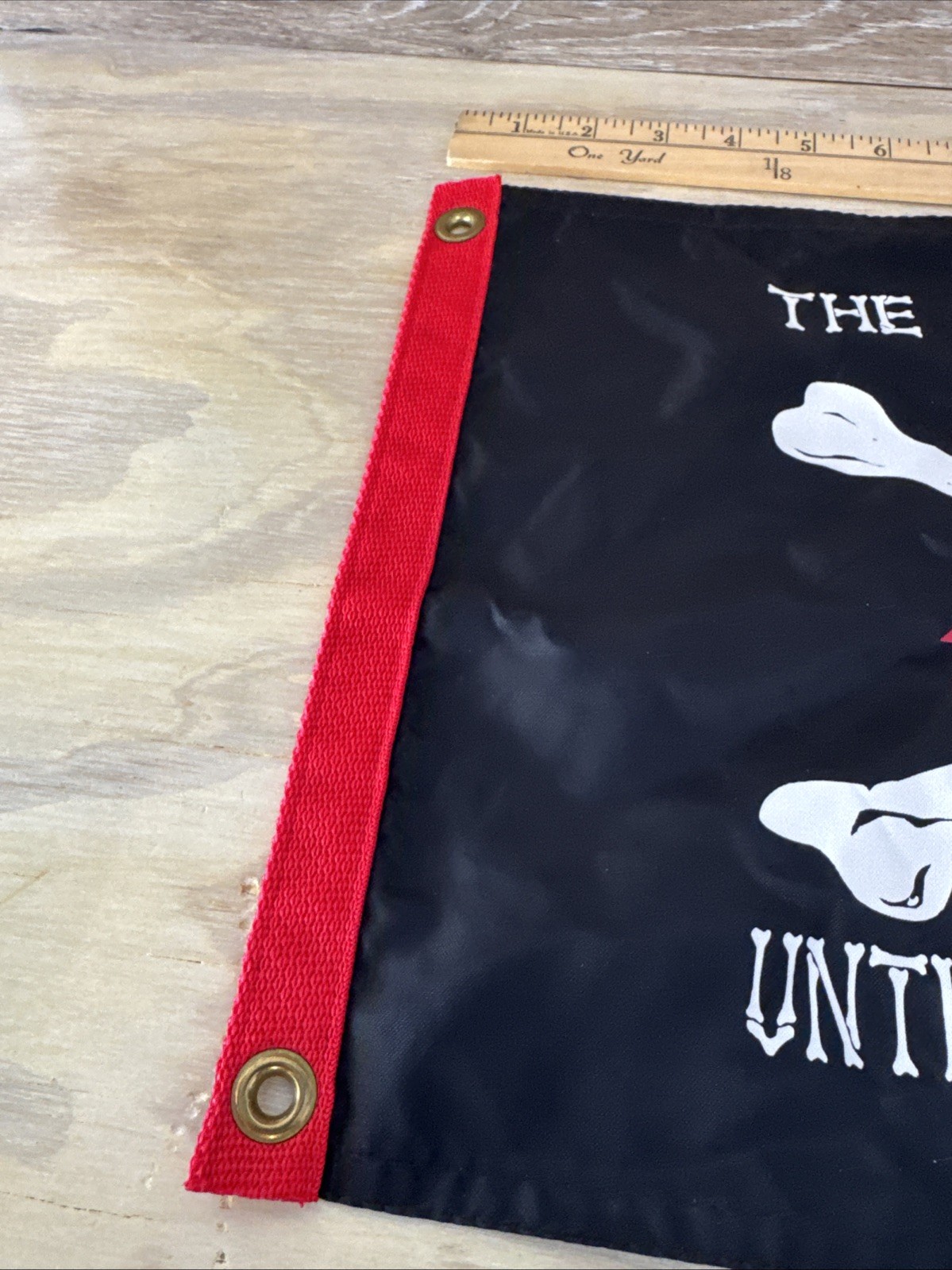 Jolly Roger Pirate Beatings Will Continue Morale Improve Nylon Boat Flag 12×18