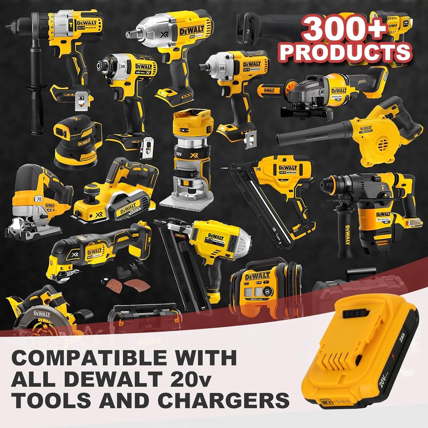 2PACK Dewalt DCB203 20V Max Battery 3.0Ah Lithium Ion Li-Ion 20 Volt /Charger