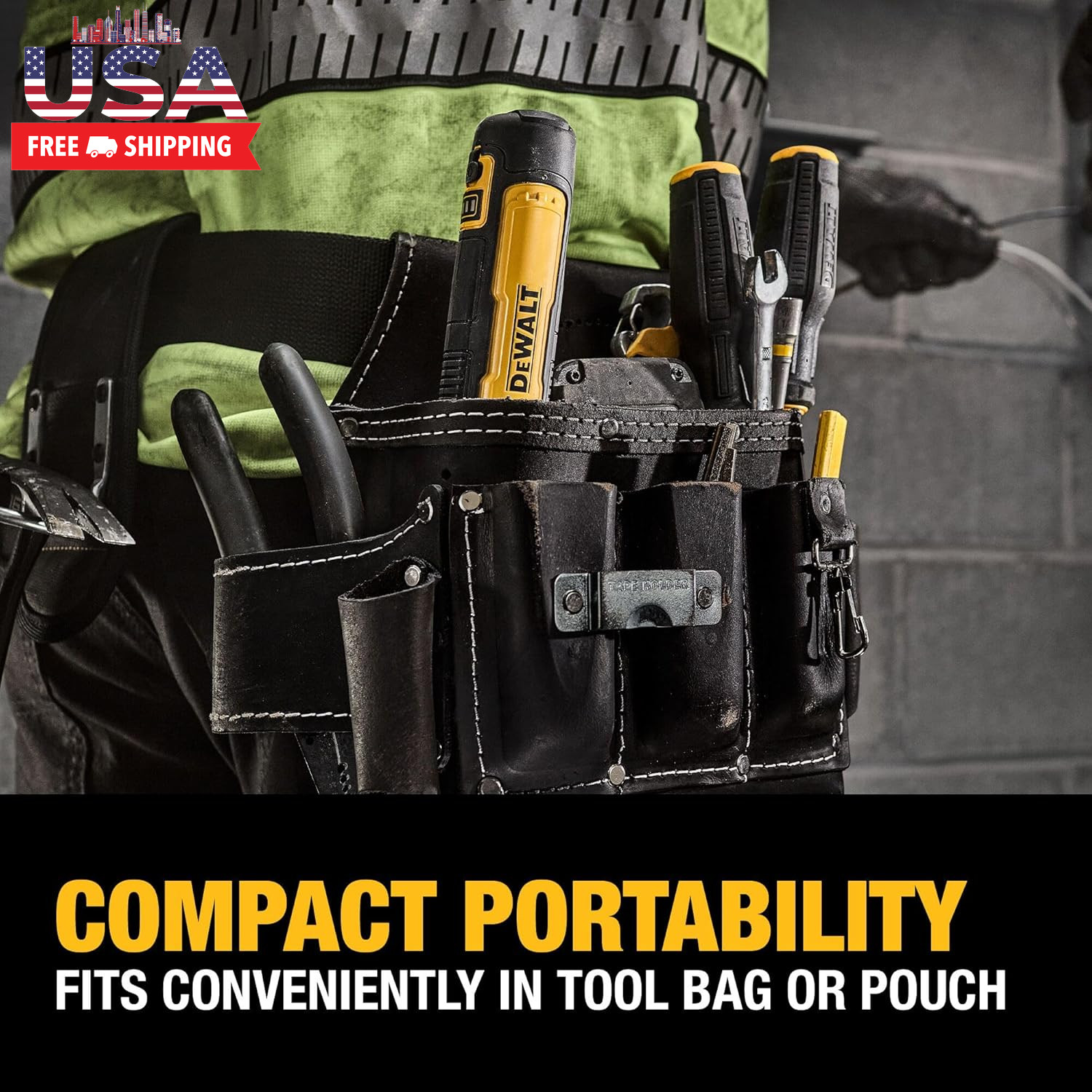 DEWALT Cordless Screwdriver, 4V USB Rechargeable Electric Screwdriver with 12 Pc