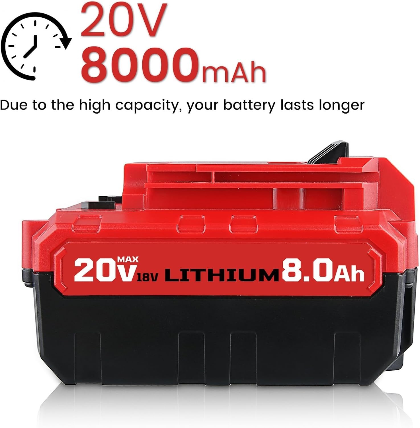 2PACK for PORTER CABLE 20V 20 Volt Lithium Battery /Charger Max PCC680L PCC685L