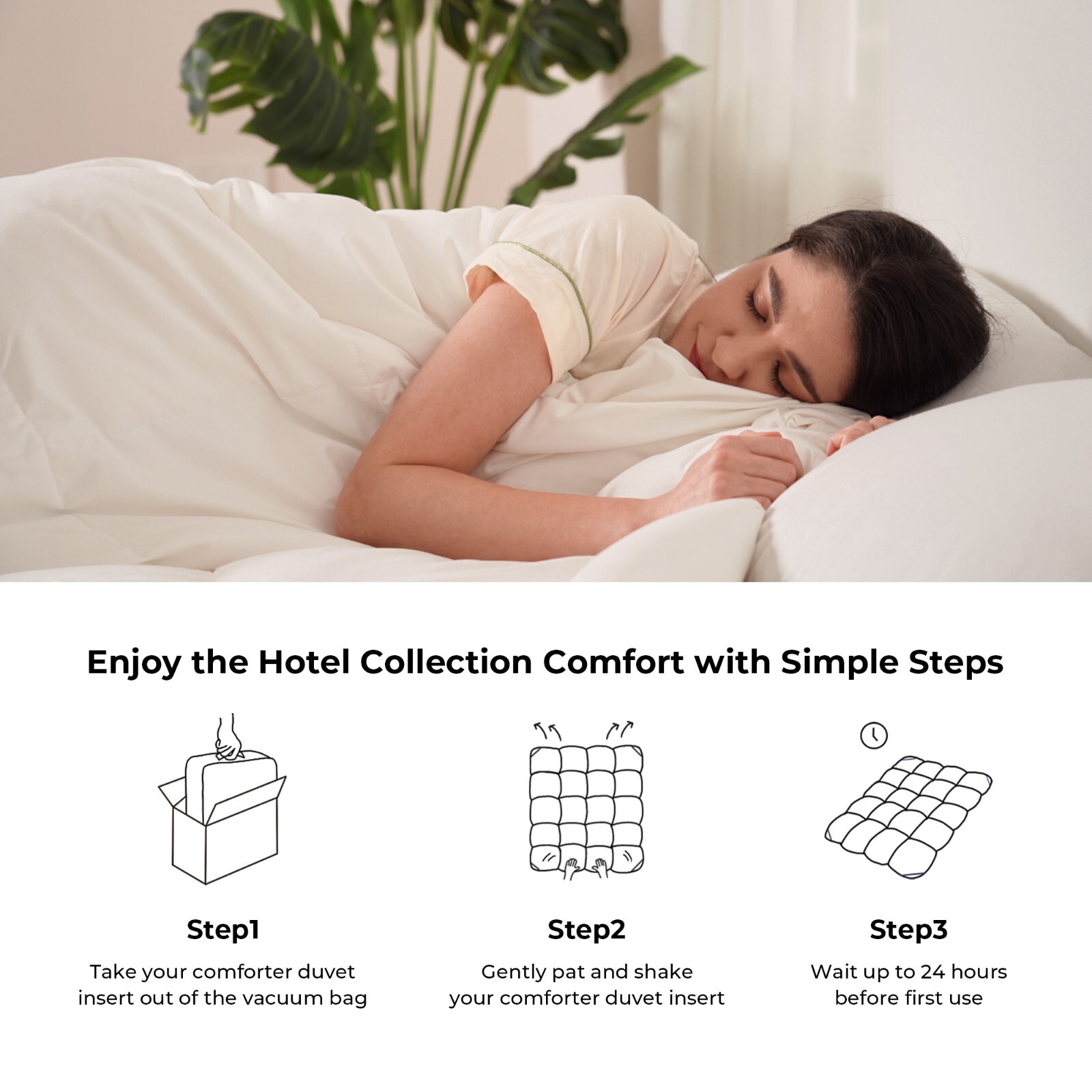 Oversized Down Comforter Ultra Soft Cozy , King or Queen Bed Blanket 5 Color