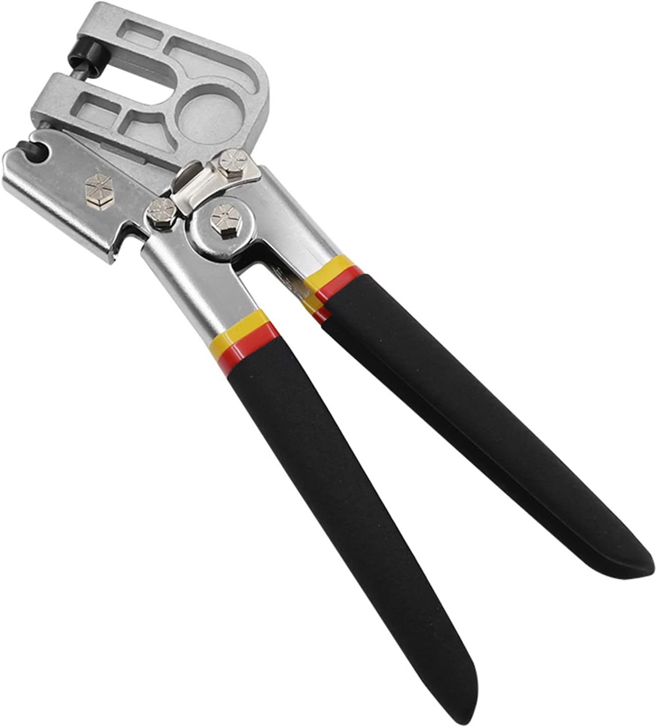 10 Inch High-Carbon Steel Metal Steel Stud Crimper TPR Handle Stud Crimper