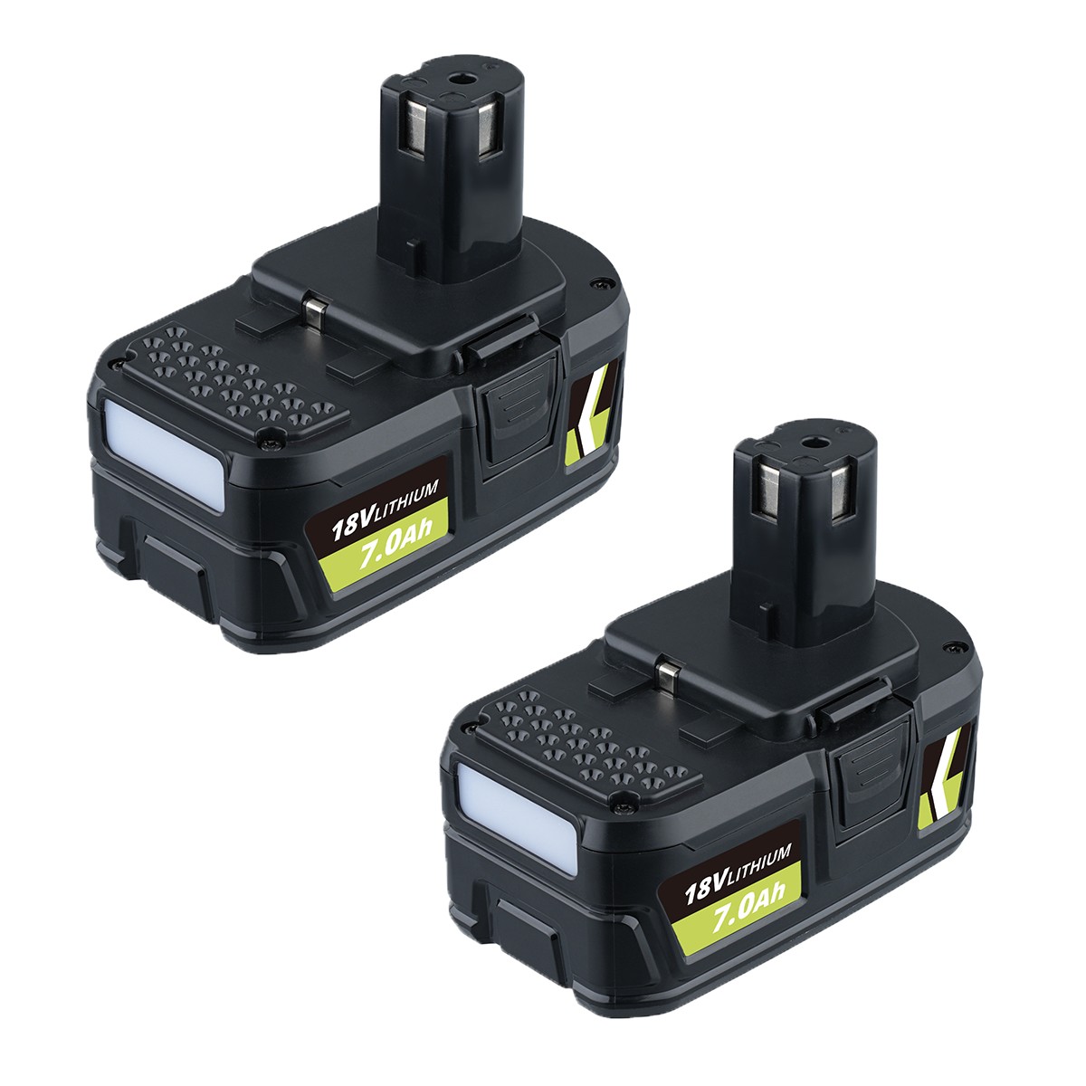2PACK FOR RYOBI P108 One 18V 7.0 Ah Lithium-Ion HIGH PERFORMANCE Battery PBP004