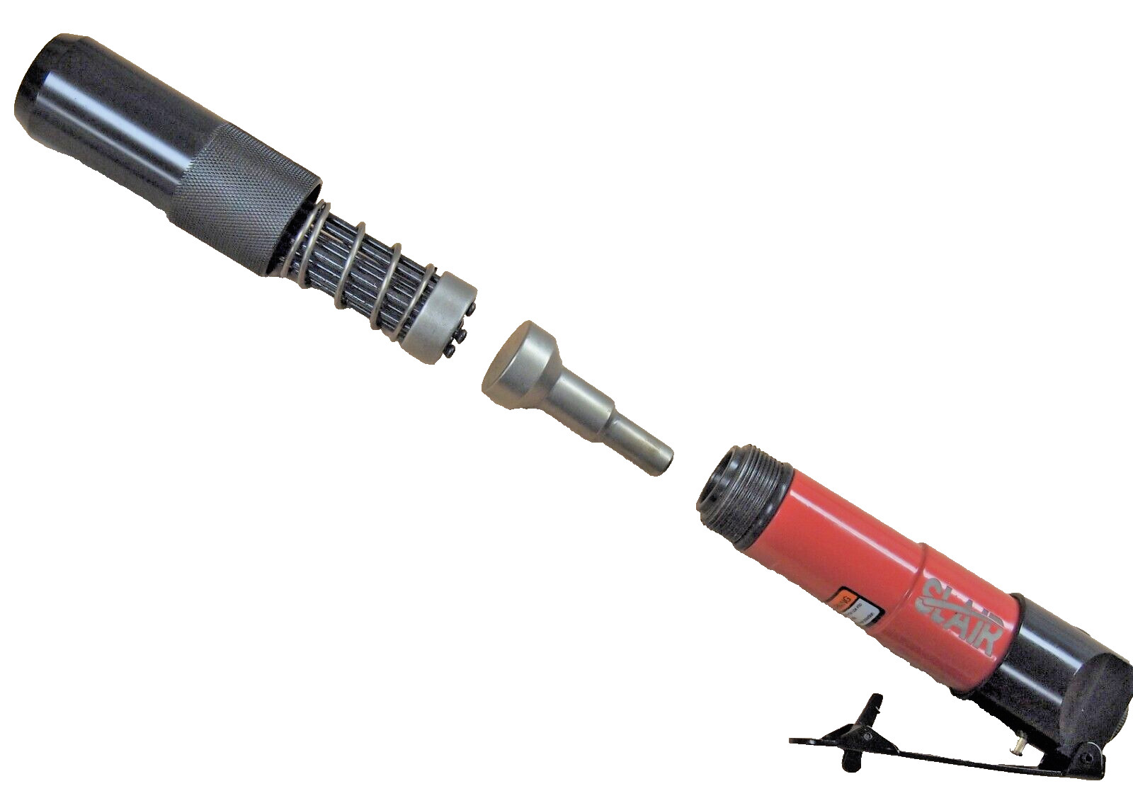 12″ Air Pneumatic Compact Needle Scaler 5000BPM 12 Needles Remove Paint Rust