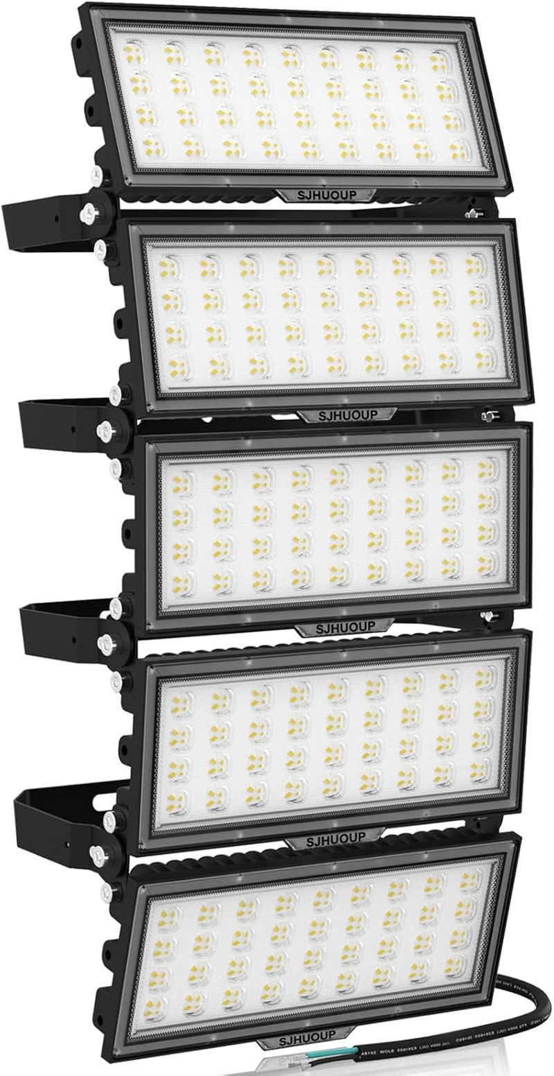500W LED Stadium Flood Light, 65000LM, IP67 Waterproof, Adjustable Angle