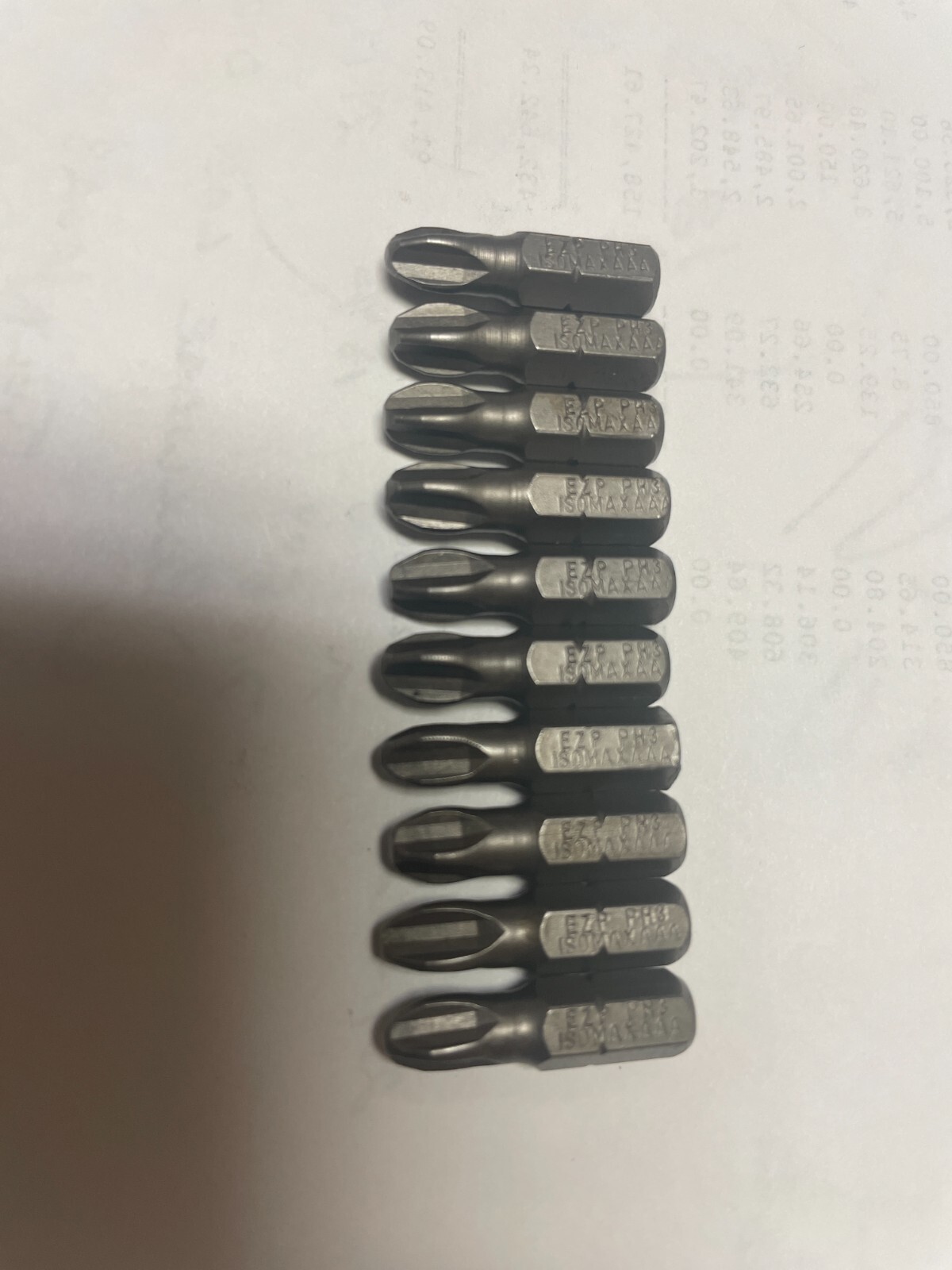 10 Pack Phillips #3 Bit Insert Tip PH3