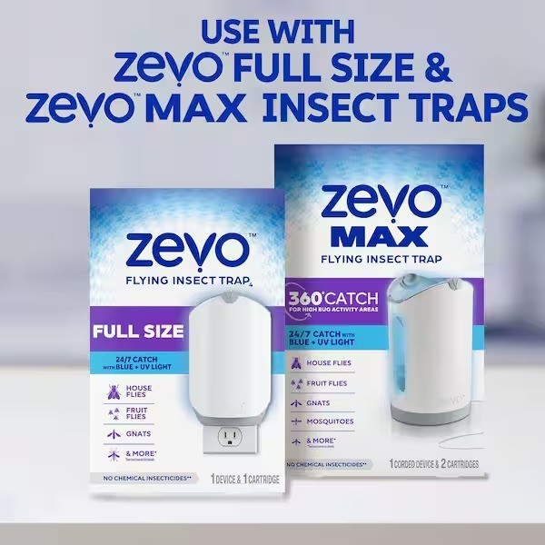 Flying Insect Trap Full Size Refill-2 Refill Cartridges