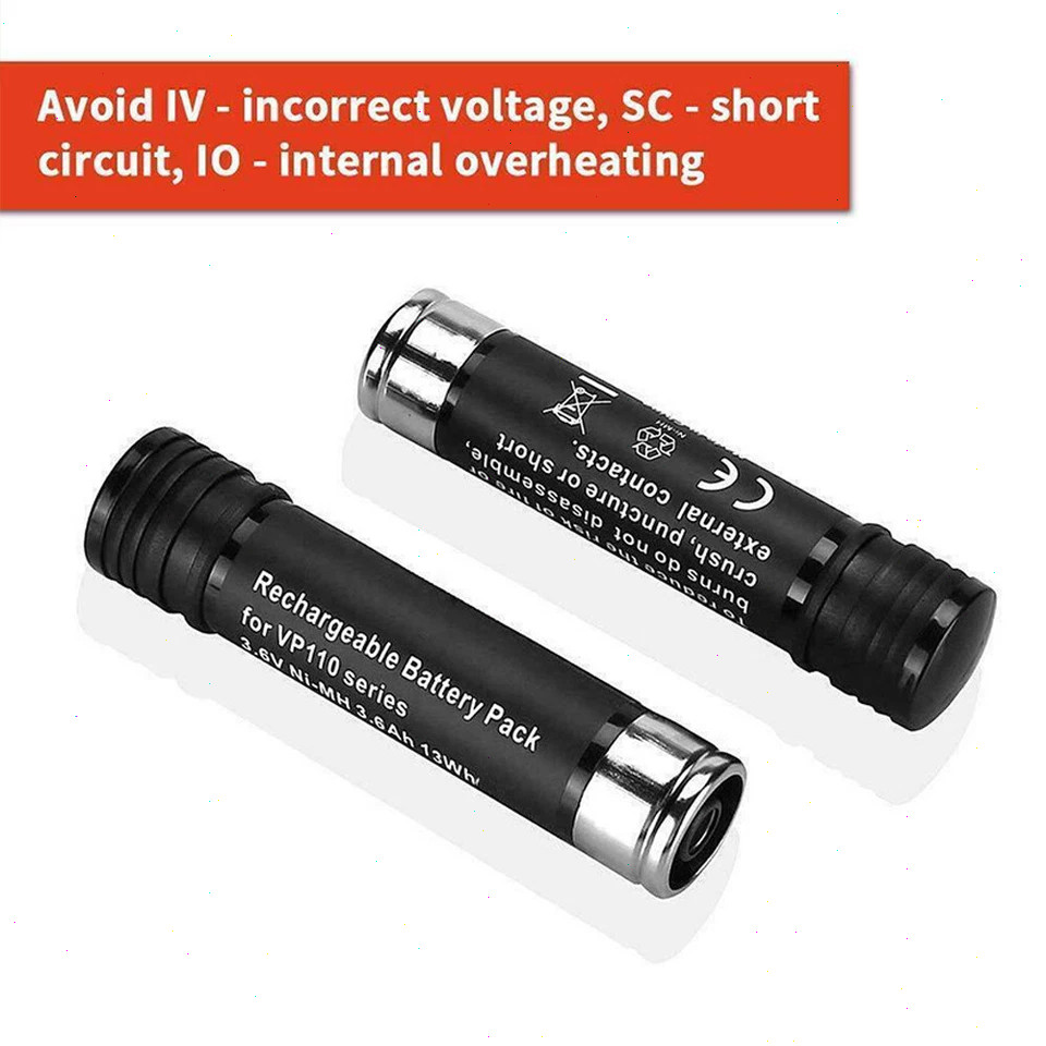 2Pack 3.6Ah For Black and Decker 3.6V Battery Versapak Gold VP100 VP105 VP110 US