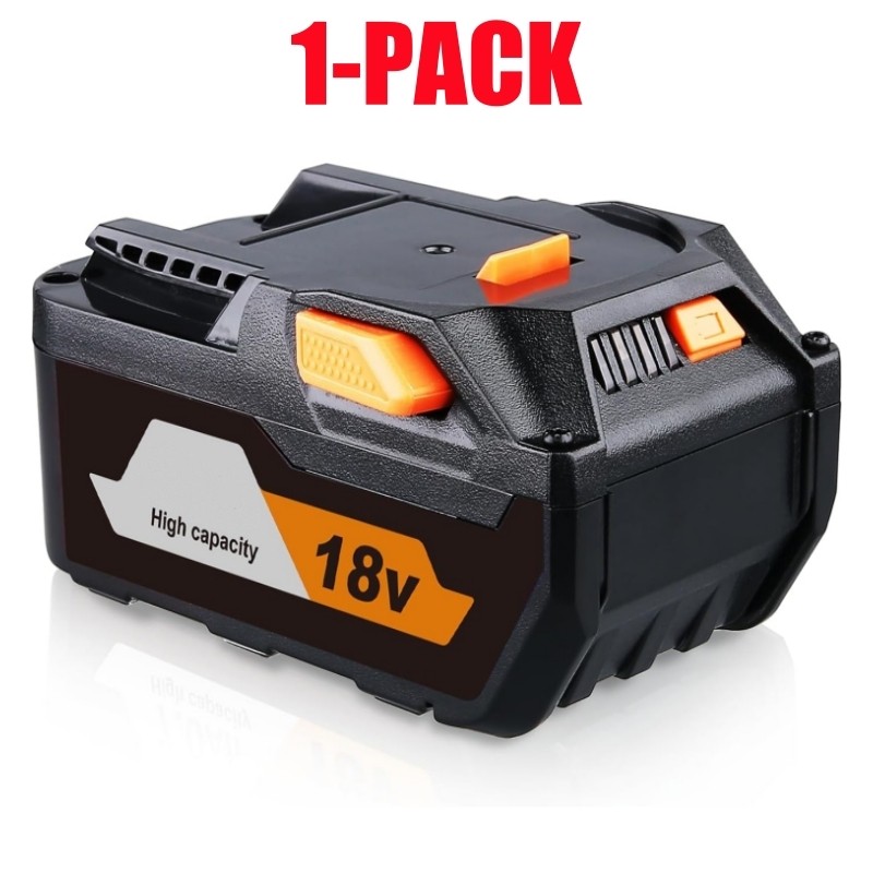 8000mAh for Ridgid R840085 8.0Ah Lithium Battery Rigid R840087 18V Power Tools