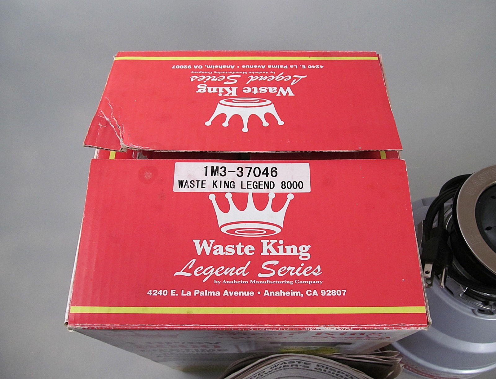Waste King L-8000 1HP 2800RPM 115V Garbage Disposal New Open Box
