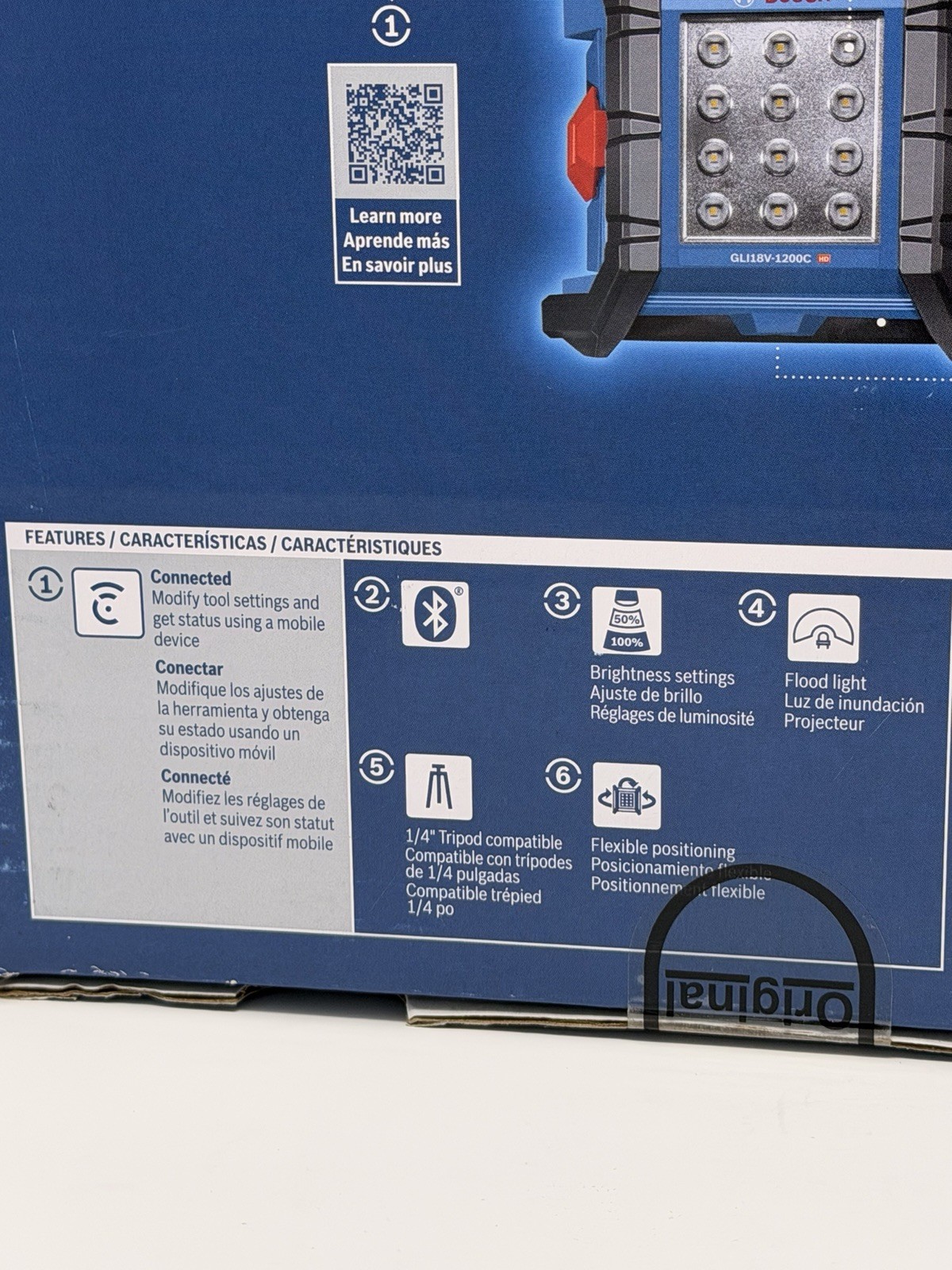Bosch 18-volt Lithium Ion Cordless 1200-Lumen LED Rechargeable Flashlight