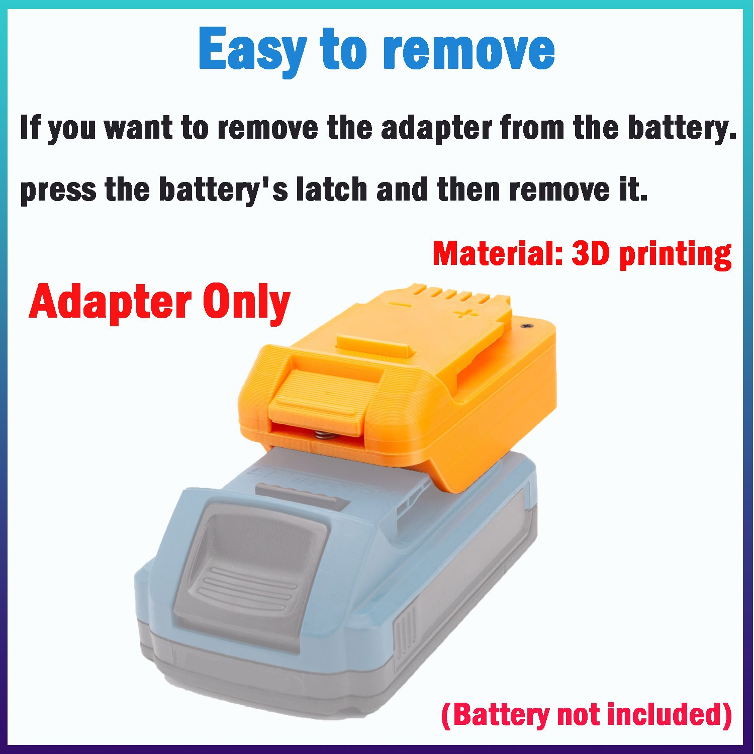 Adapter For Hercules 20V Battery Convert to for Dewalt 20V Li-Ion Power Tools
