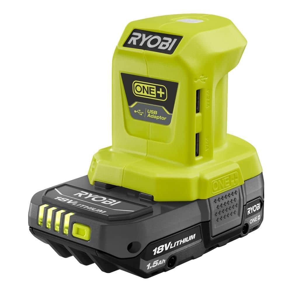 NEW RYOBI 18V Lithium-Ion Portable Powerful Power Source Cellphone Recharge