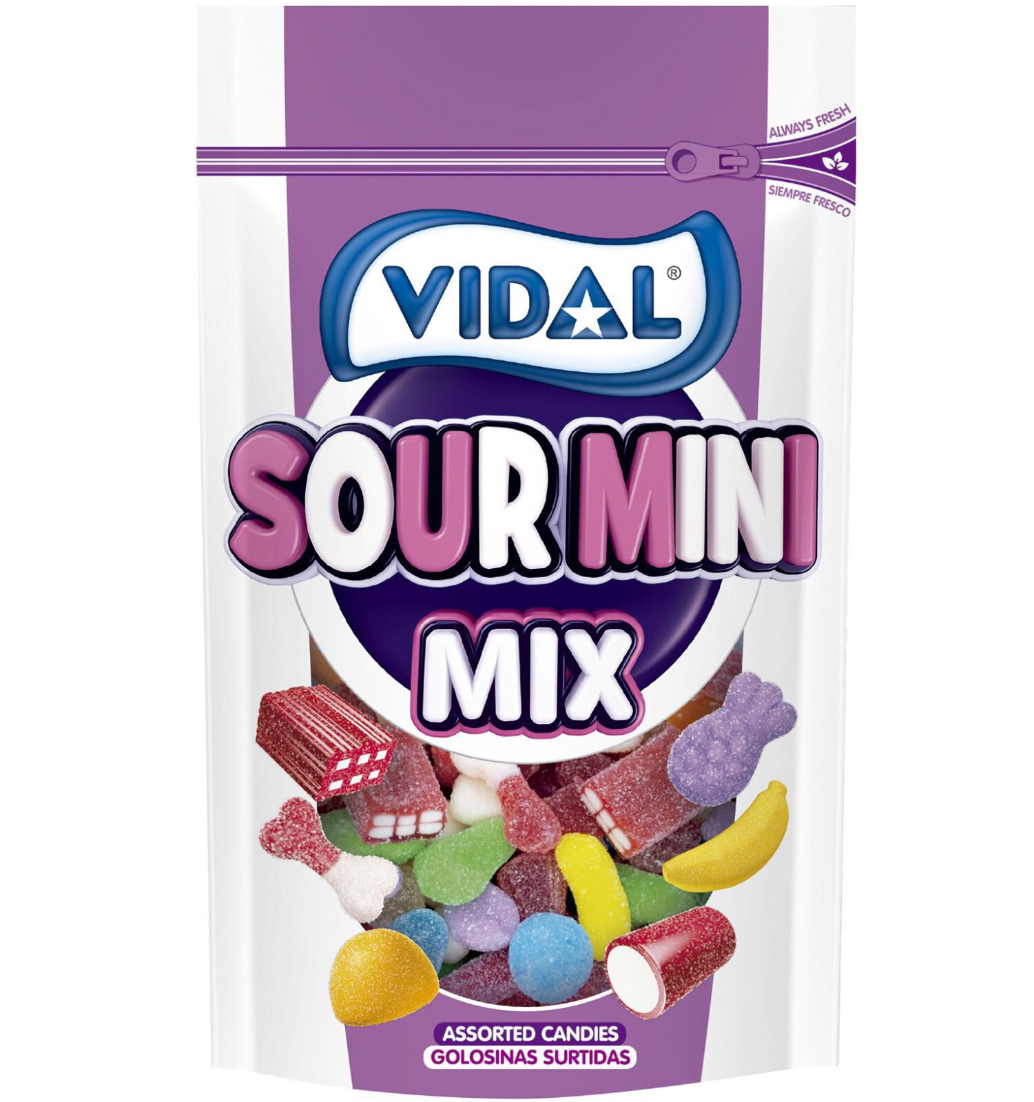 2 x VIDAL CANDY PARTY MIX Gummies Assorted Sweets European Snacks 180g 6.3oz