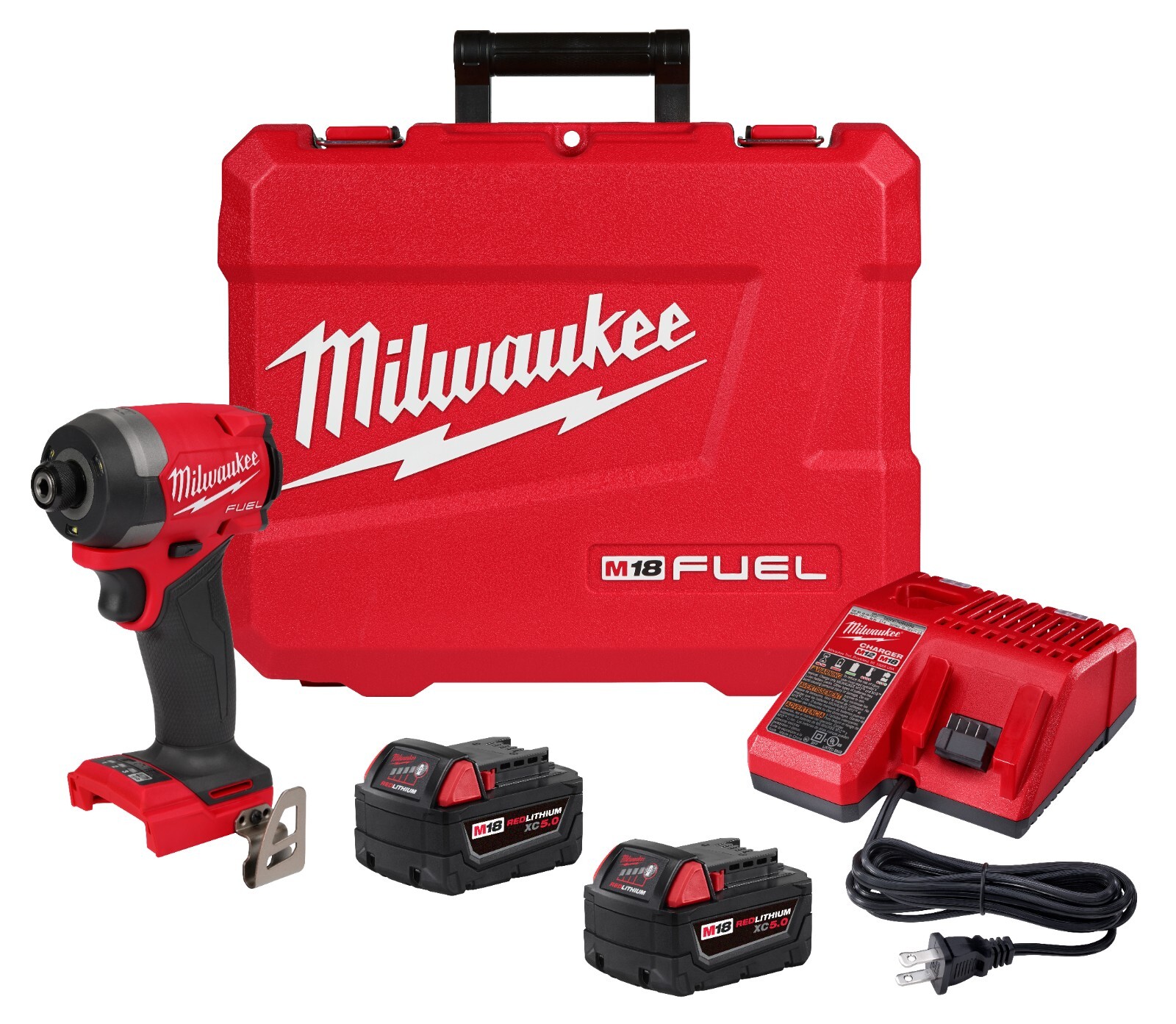 Milwaukee 2953-22 M18 FUEL™ 1/4″ Hex Impact Driver Kit