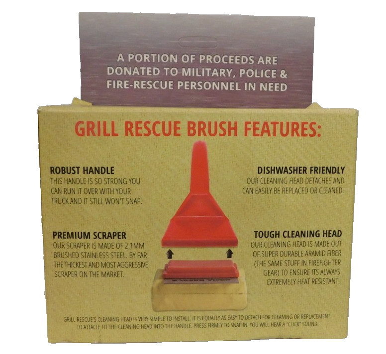 Grill Rescue Grill Brush Replacement Head