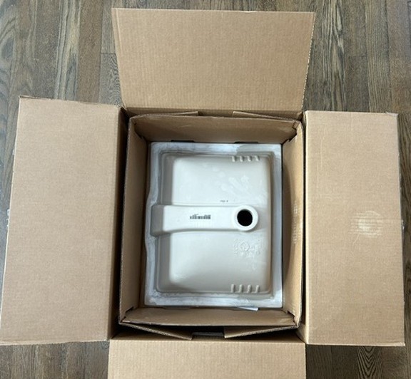 Kohler K-2339-96 Memoirs® 20″ rectangular undermount bathroom sink, Biscuit