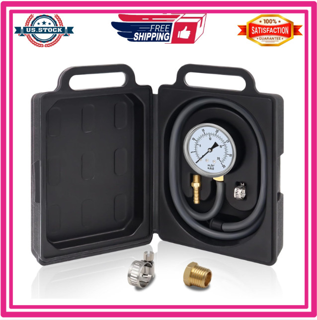Gas Pressure Tester Manometer 0-35″ W.C with Gauge Hose for Natural LP Gas