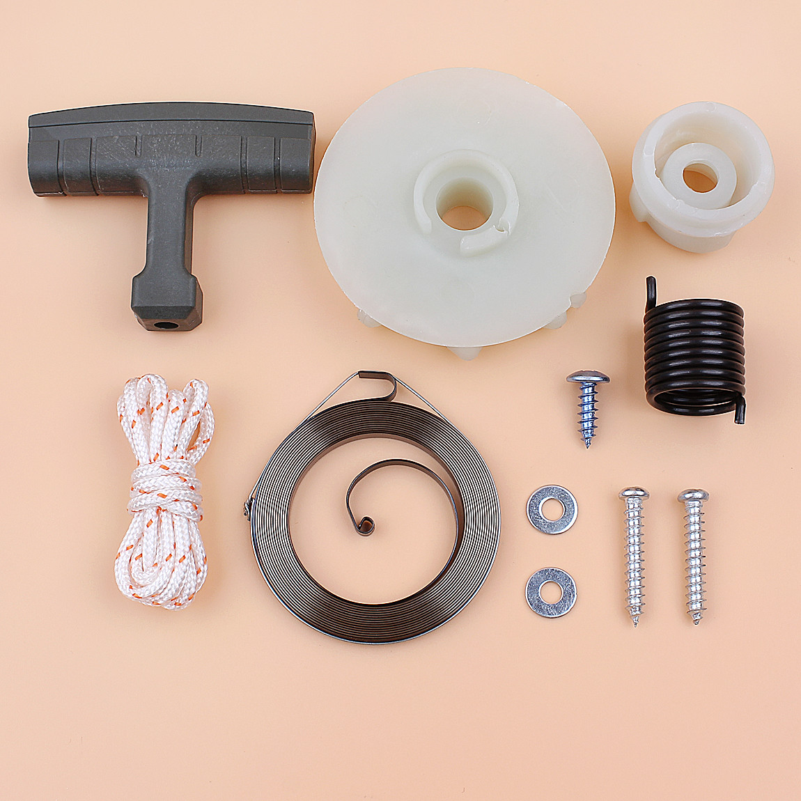 Recoil Starter Handle Pulley Spring For Husqvarna 137 142 235 240 236 Chainsaws