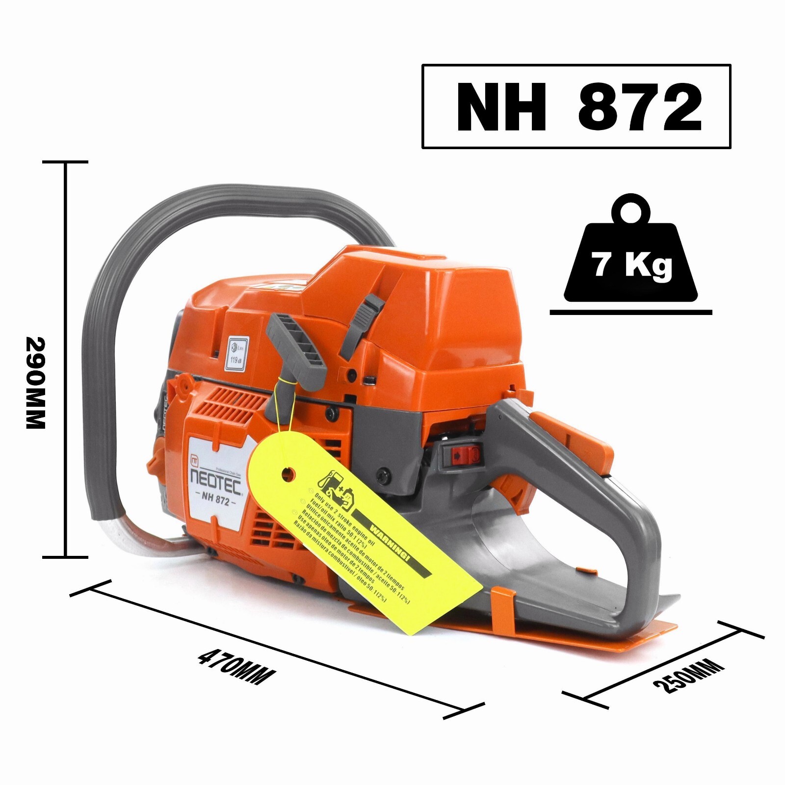 71CC Gasoline Chainsaw Power Head Compatible with Husqvarna 372XP Without Bar