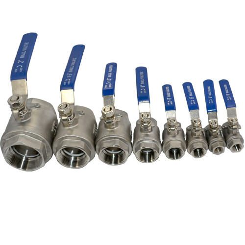 1/2″- 4″ 1″ NPT Threaded Full Port Ball Valve Stainless Steel SS 316 US STOCK