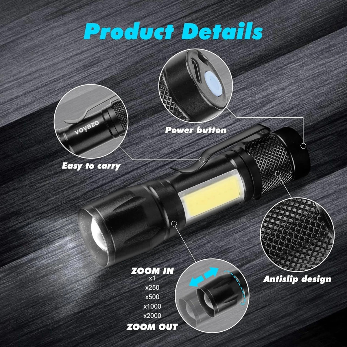 Most Powerful 99000000LM LED Military Torch USB Rechargeable Tactical Flashlight