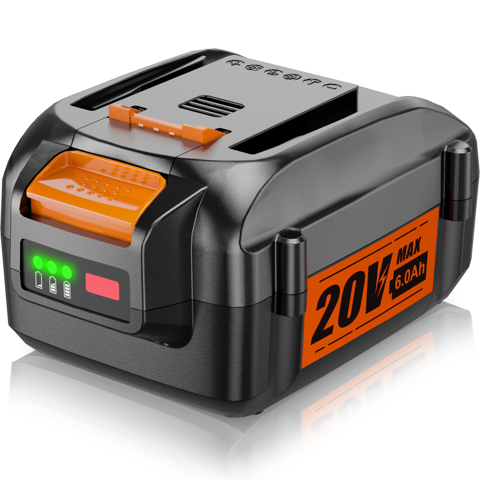 2pack For WORX 20Volt 6.0AH MAX Extend Lithium-Ion Battery WA3525 WA3575 WA3520