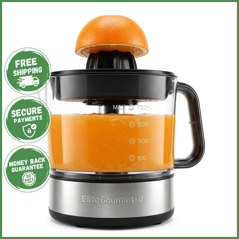 ELECTRIC COMPACT CITRUS JUICER MACHINE Fresh Fruit Extractor Squeezer Appliance