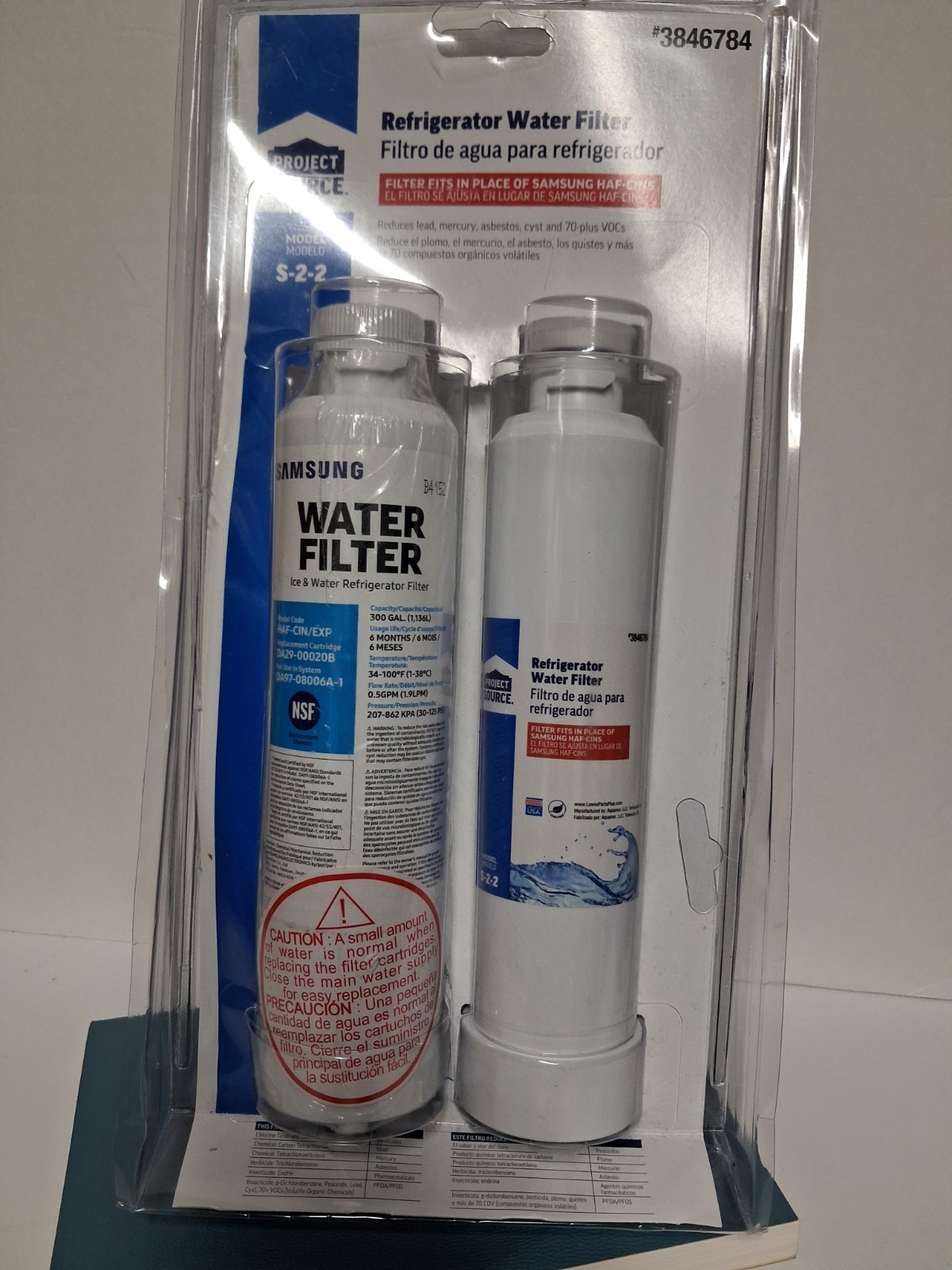 1 SAMSUNG – DA2900020B2P Water Filter with free projet source filter