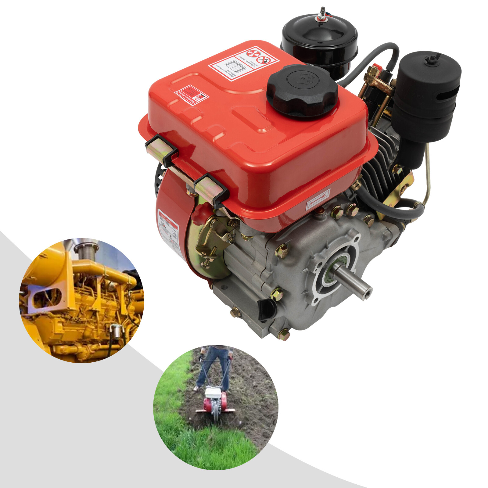 3HP 4-Stroke Engine Agricultural Powerful Tiller Motor Single Cylinder Air-Cool