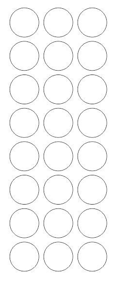 1″ Clear Round Tamper Seal Label Dots Stickers Package Seals 1 Inch Dot