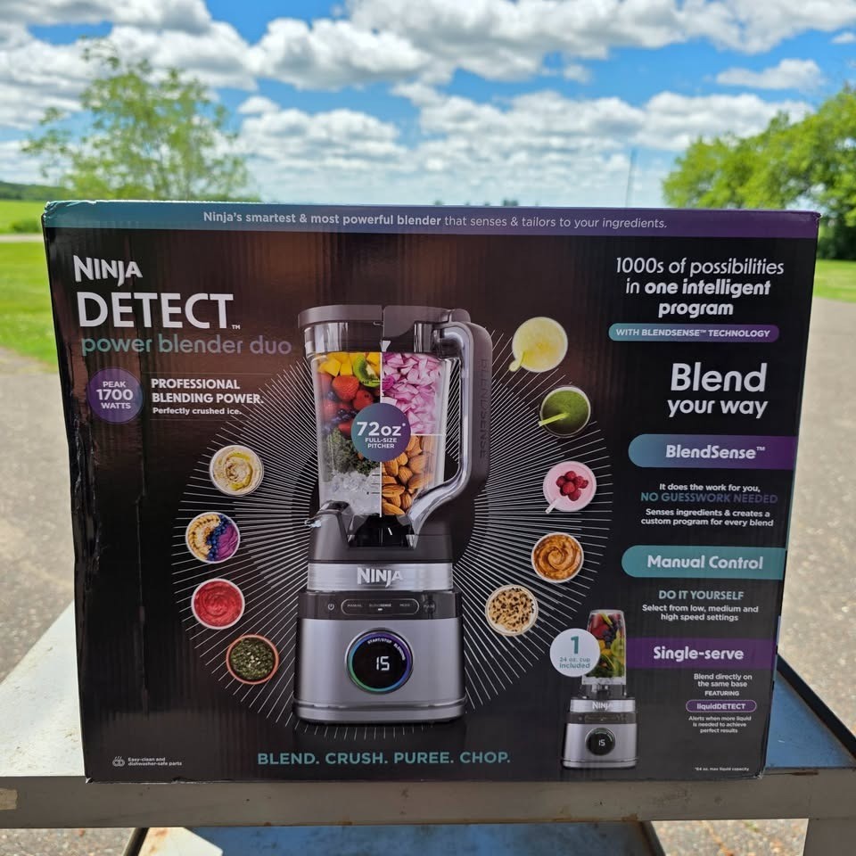 Ninja Detect Power Blender Duo 1700W Blender & Smoothie System New