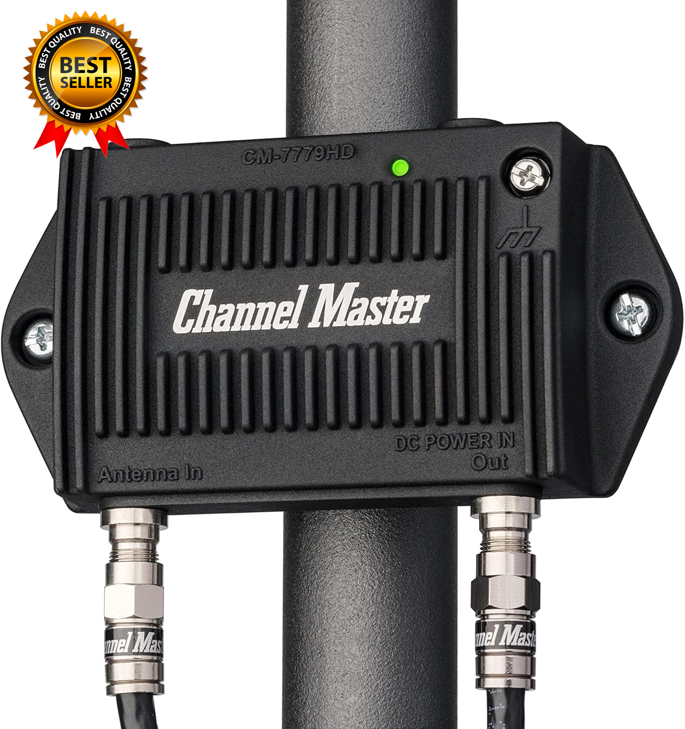 TV Antenna Preamp 1-1-Port TV Antenna Pre-Amplifier Built-In LTE Filter 17-30Db