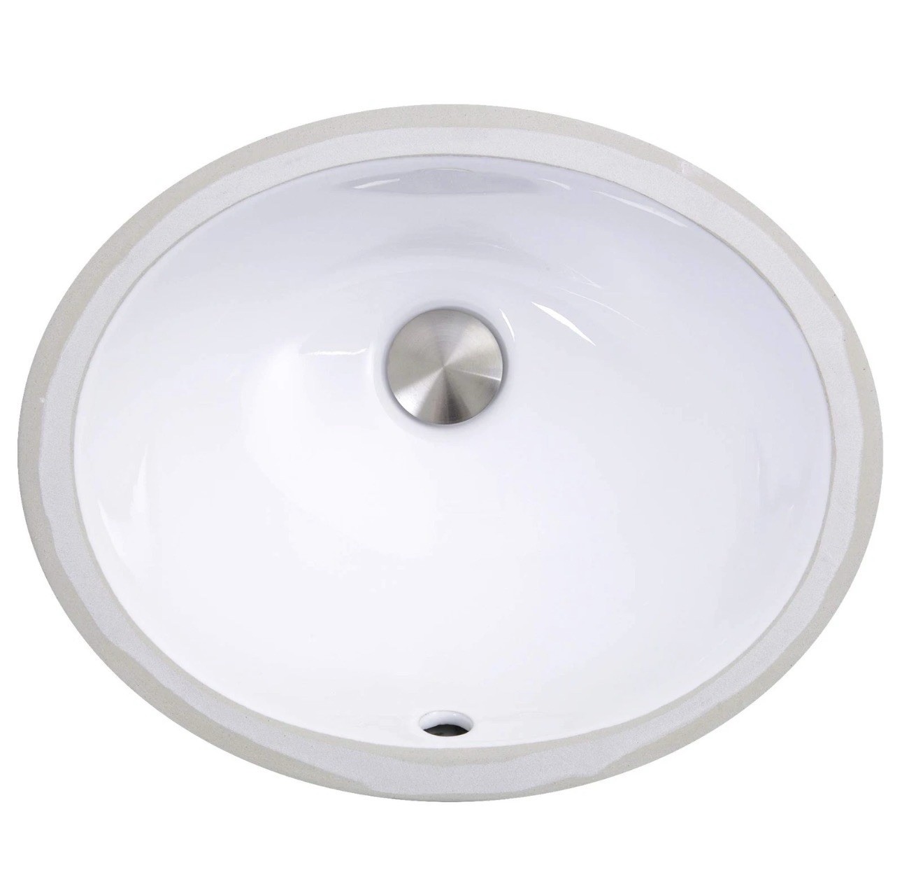 Nantucket Sinks UM-13×10-W Small Undermount Bathroom Sink– 13″x10″ Interior Bowl
