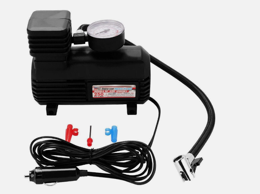 Heavy Duty 12V Portable 250PSI Car Tyre Auto Tire Inflator Pump Air Compressor
