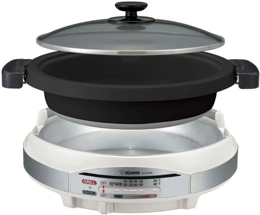 Electric Skillet EP-RAC50 Gourmet d’Expert 1350-Watt Pan Cooking