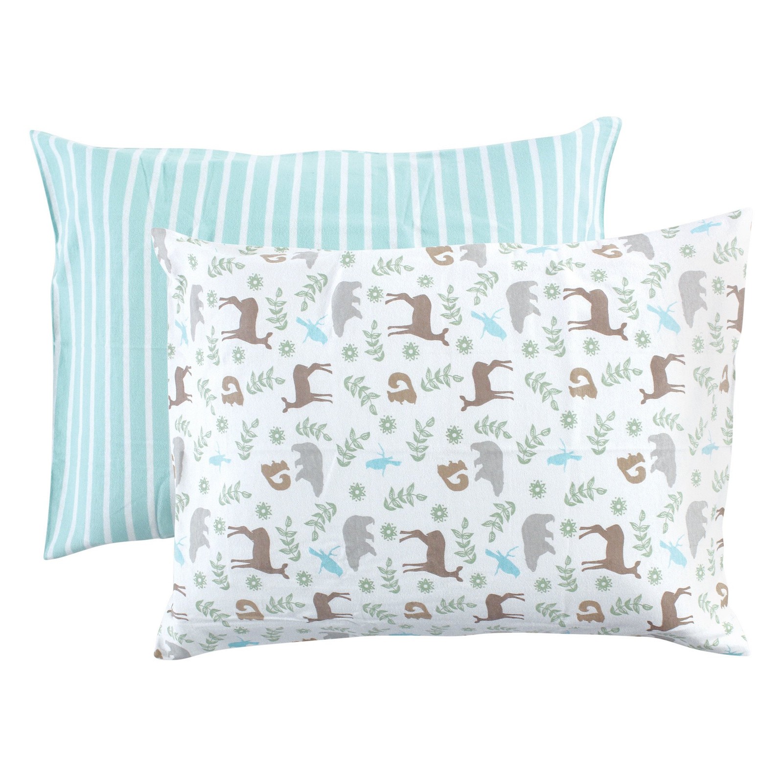 Unisex Baby and Organic Cotton Pillowcase, Forest, Size