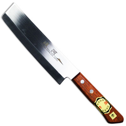 Japanese 6.5″ Stainless Steel Blade Vegetable Knife w/ Handle Wood Made in Japan