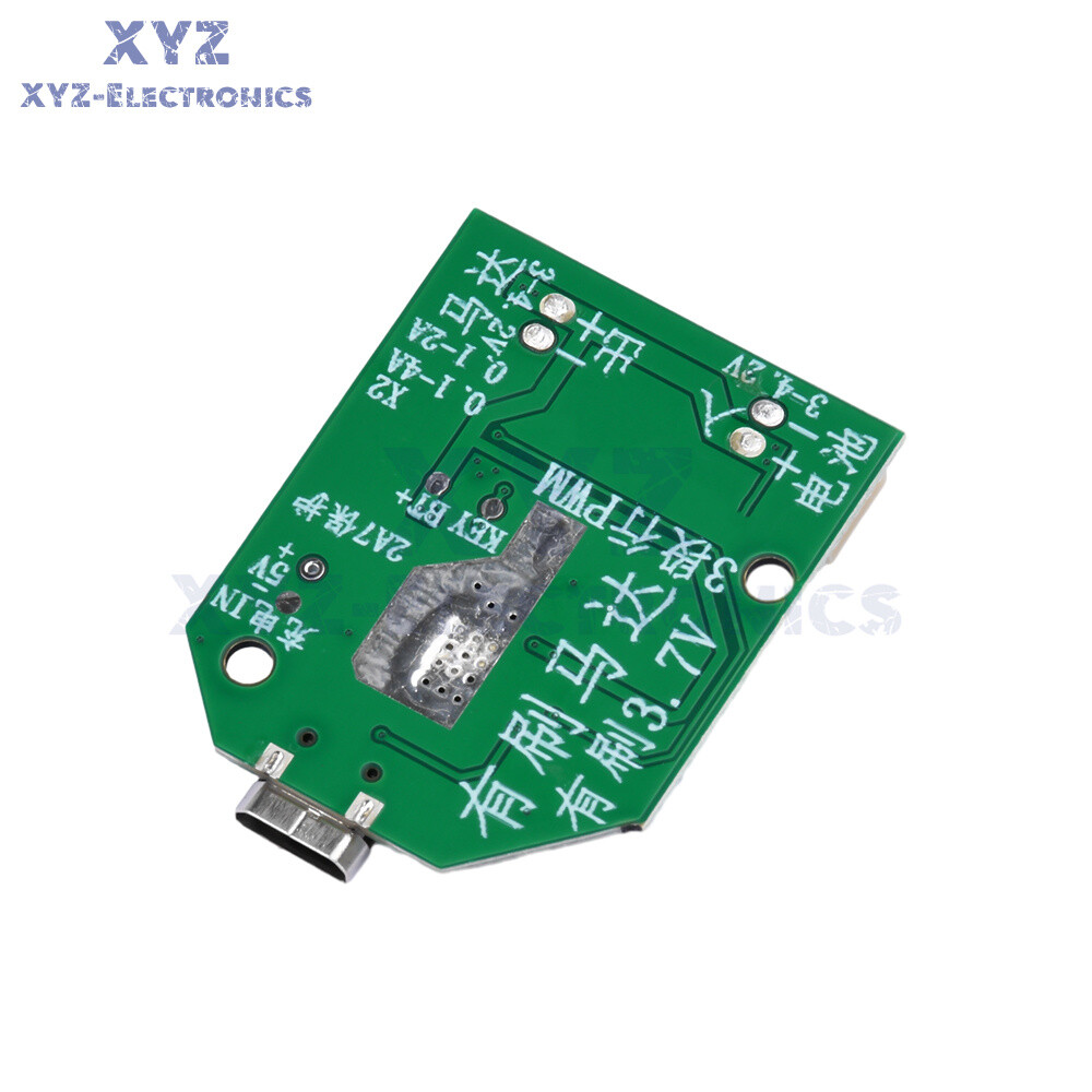 3.7V Universal USB Rechargeable Small Fan Circuit Board Mobile Fan Control Board