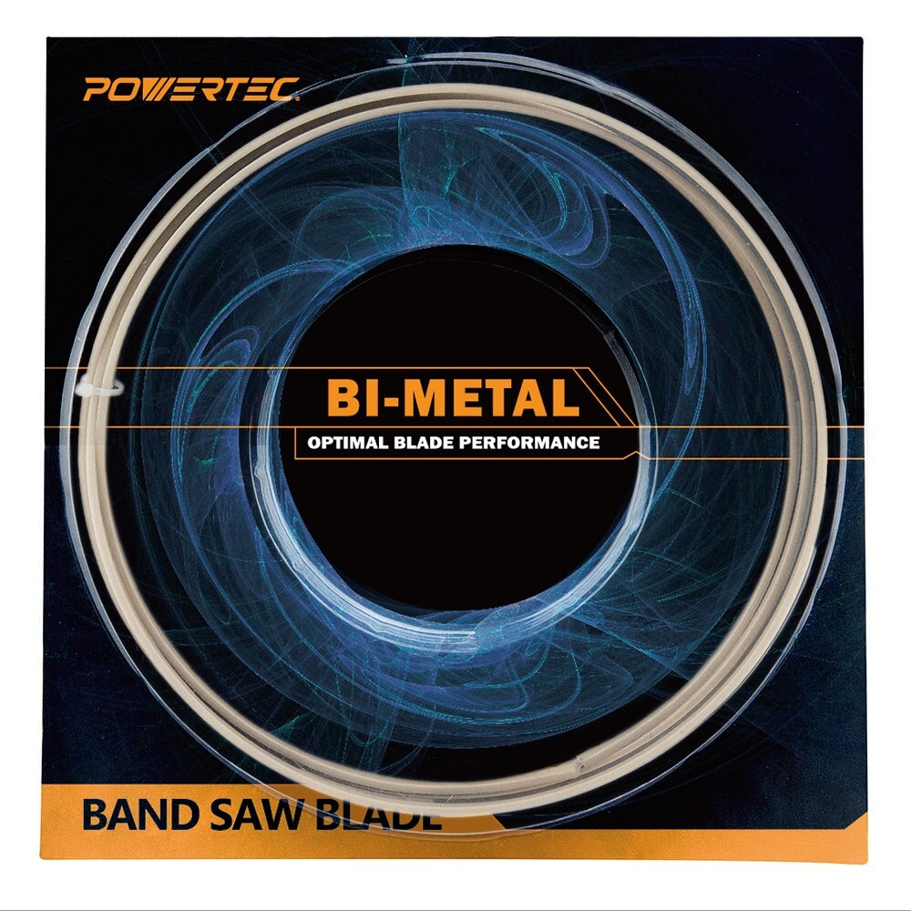 POWERTEC Bi-Metal Band Saw Blade, 64-1/2″ x1/2″ x14 TPI for Benchtop (13330)