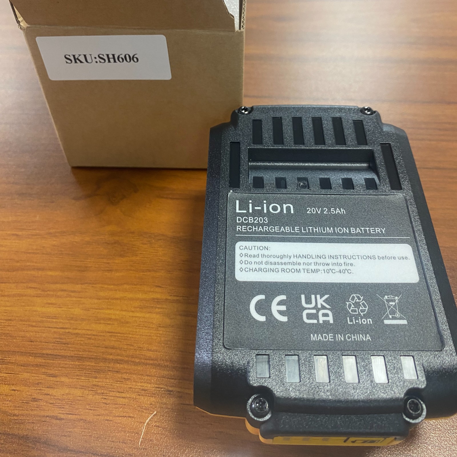 DCB202 20V Battery For DeWalt Max 2.0Ah Lithium Ion Li-Ion 20 Volt DCB201 DCB203