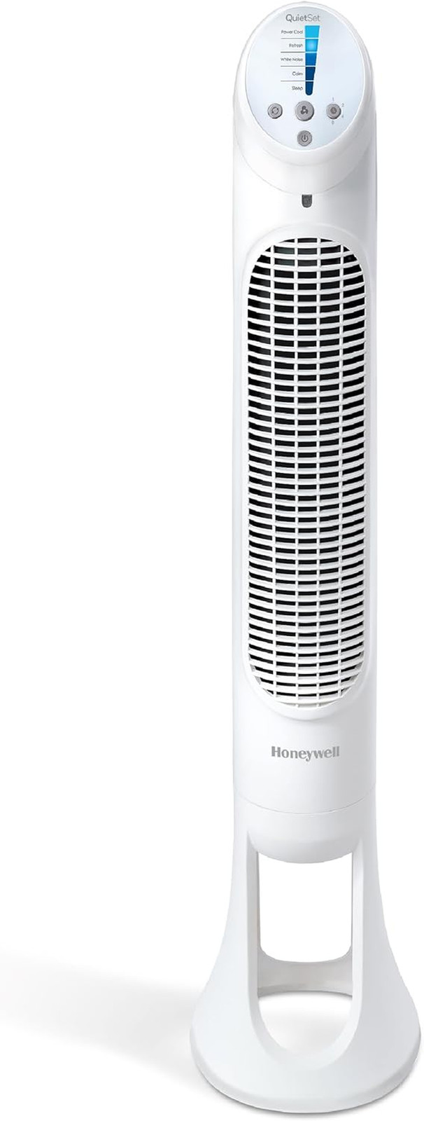 Quietset Whole Room Oscillating Tower Fan with Remote, White, HYF260